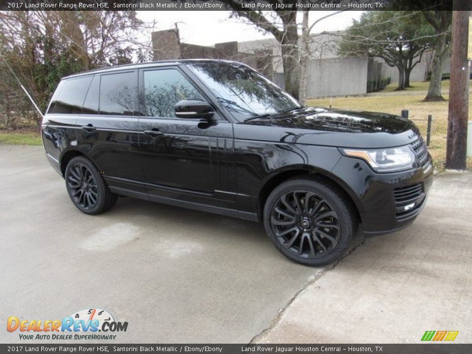 2017 Land Rover Range Rover HSE Santorini Black Metallic / Ebony/Ebony Photo #1
