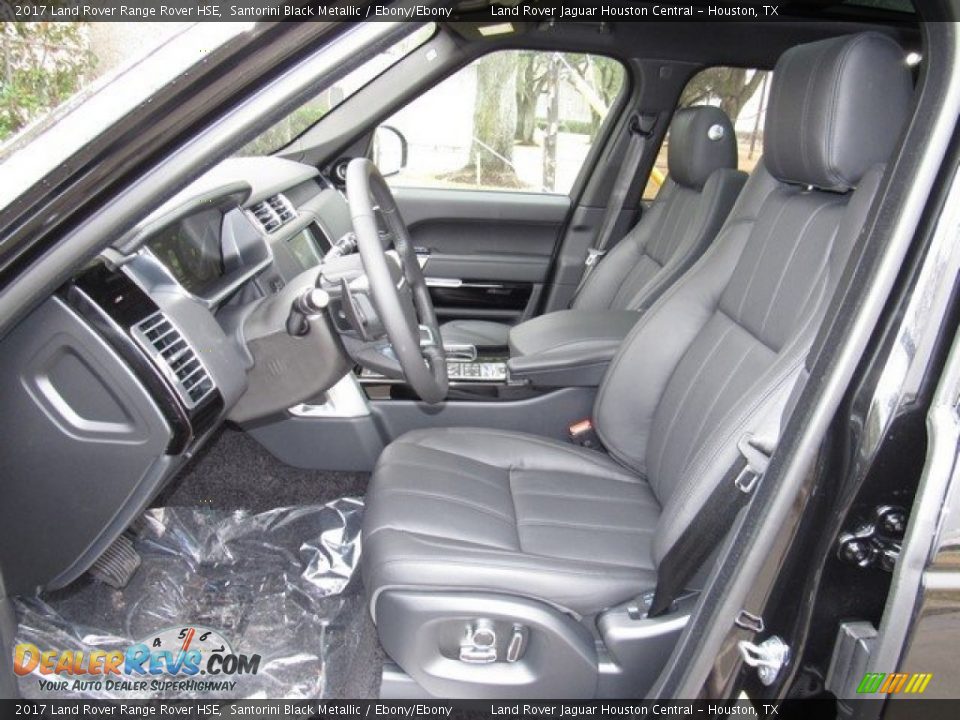2017 Land Rover Range Rover HSE Santorini Black Metallic / Ebony/Ebony Photo #3