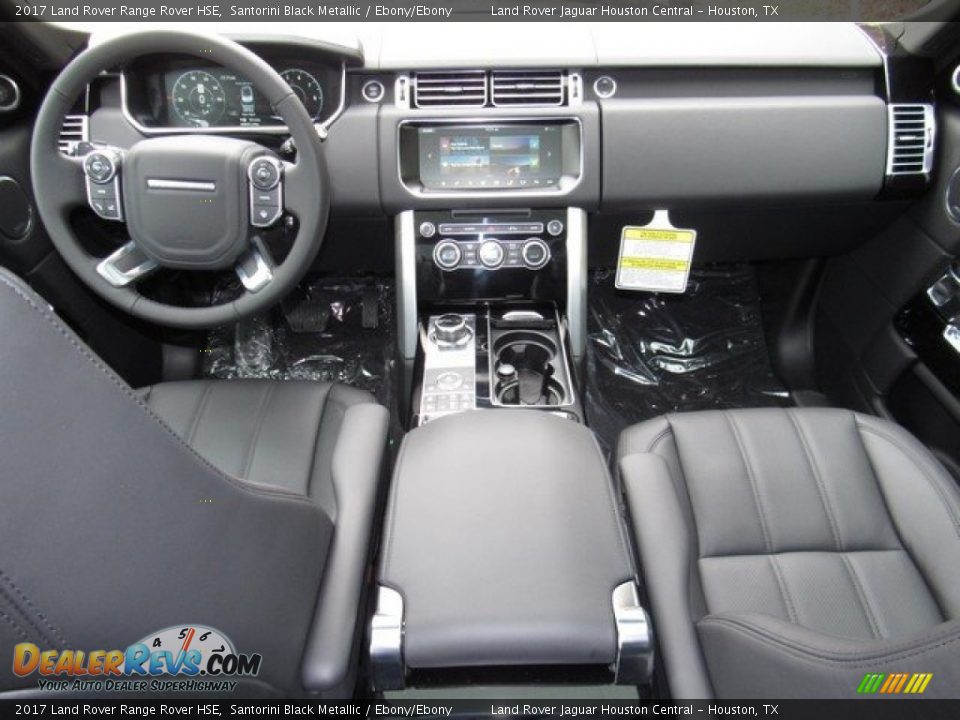 2017 Land Rover Range Rover HSE Santorini Black Metallic / Ebony/Ebony Photo #4