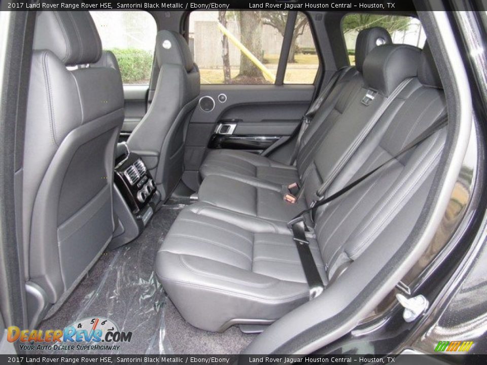 2017 Land Rover Range Rover HSE Santorini Black Metallic / Ebony/Ebony Photo #5