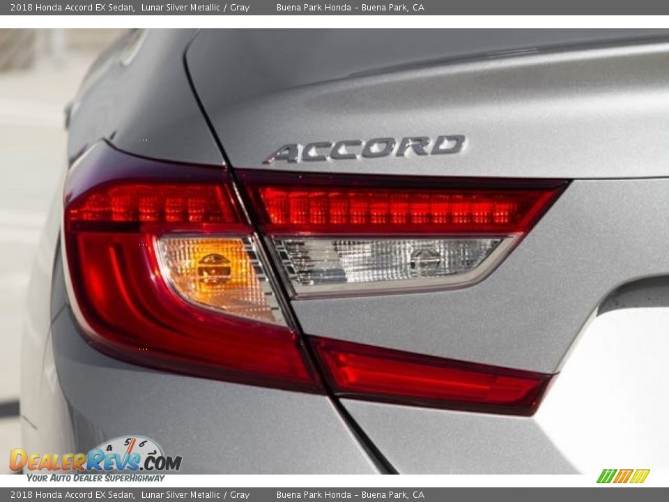 2018 Honda Accord EX Sedan Lunar Silver Metallic / Gray Photo #7