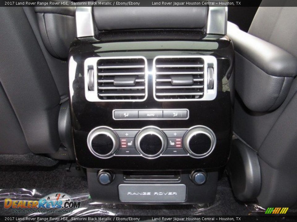 2017 Land Rover Range Rover HSE Santorini Black Metallic / Ebony/Ebony Photo #15
