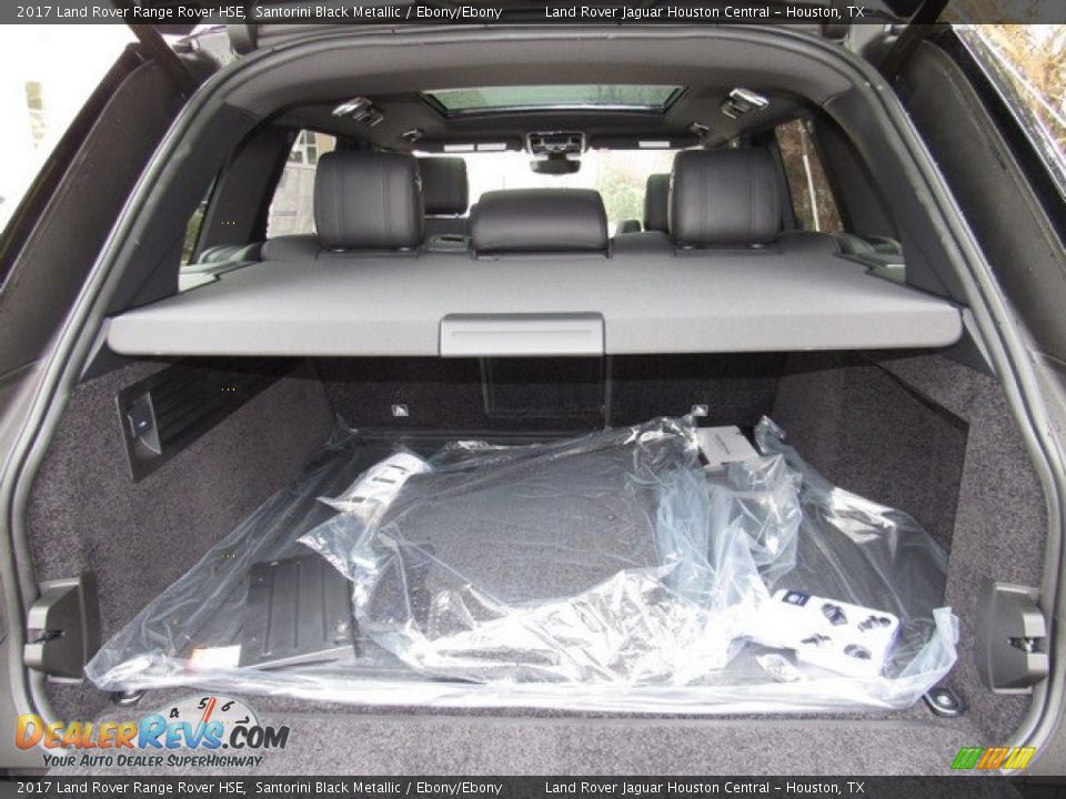 2017 Land Rover Range Rover HSE Santorini Black Metallic / Ebony/Ebony Photo #16