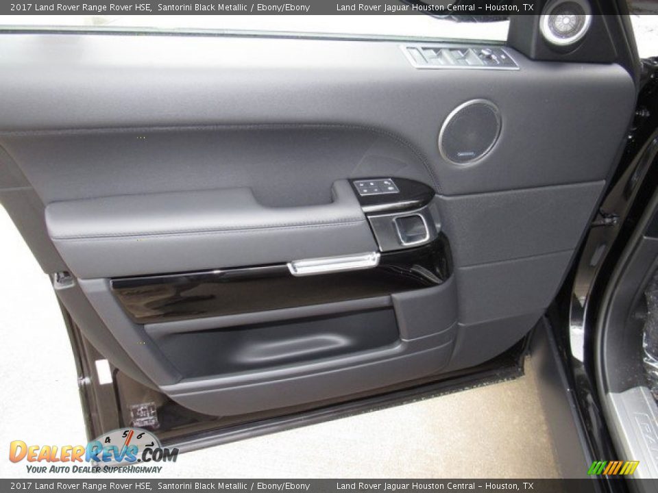 2017 Land Rover Range Rover HSE Santorini Black Metallic / Ebony/Ebony Photo #18