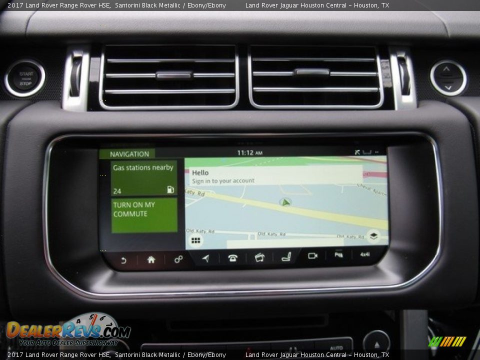 2017 Land Rover Range Rover HSE Santorini Black Metallic / Ebony/Ebony Photo #19