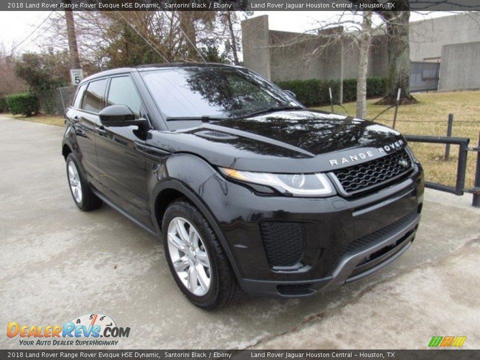 2018 Land Rover Range Rover Evoque HSE Dynamic Santorini Black / Ebony Photo #2