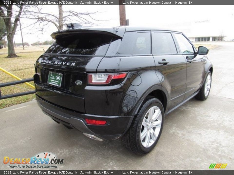 2018 Land Rover Range Rover Evoque HSE Dynamic Santorini Black / Ebony Photo #7