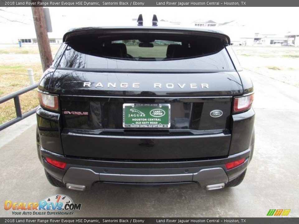 2018 Land Rover Range Rover Evoque HSE Dynamic Santorini Black / Ebony Photo #8