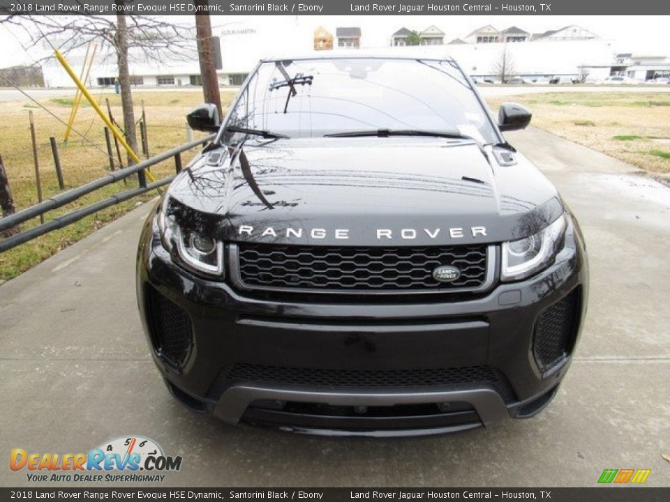 2018 Land Rover Range Rover Evoque HSE Dynamic Santorini Black / Ebony Photo #9