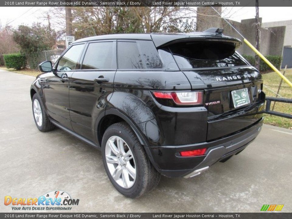 2018 Land Rover Range Rover Evoque HSE Dynamic Santorini Black / Ebony Photo #12