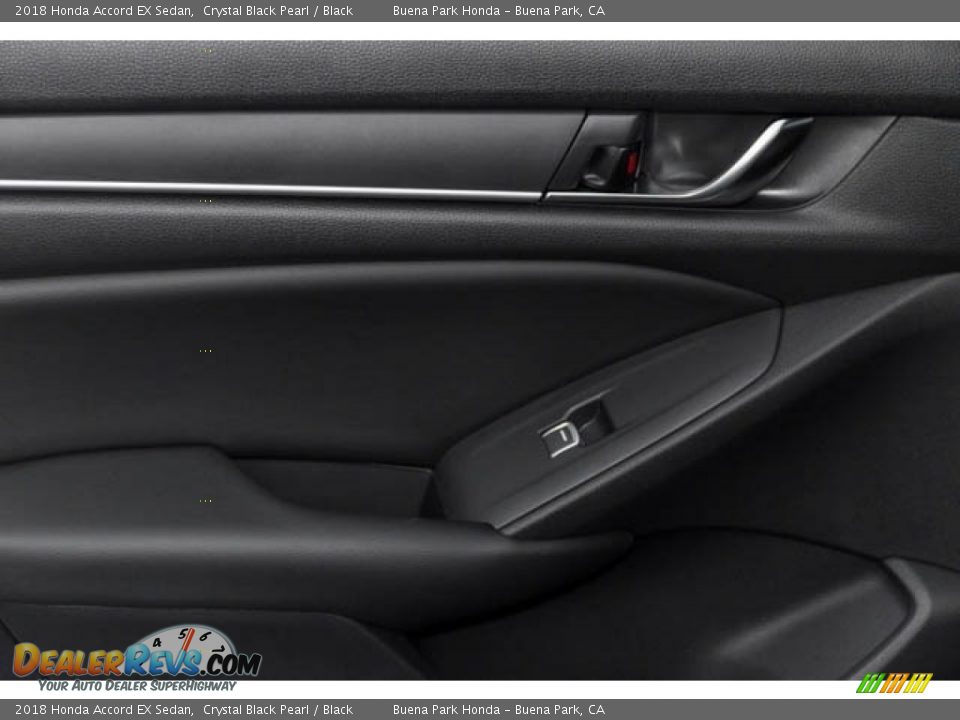 2018 Honda Accord EX Sedan Crystal Black Pearl / Black Photo #8