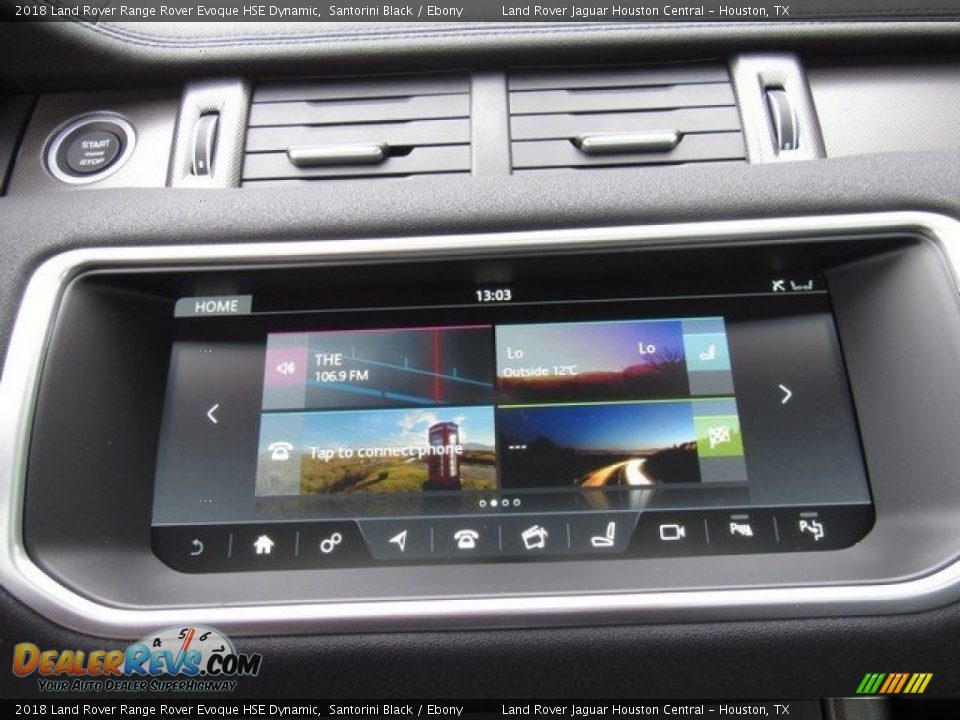 2018 Land Rover Range Rover Evoque HSE Dynamic Santorini Black / Ebony Photo #19