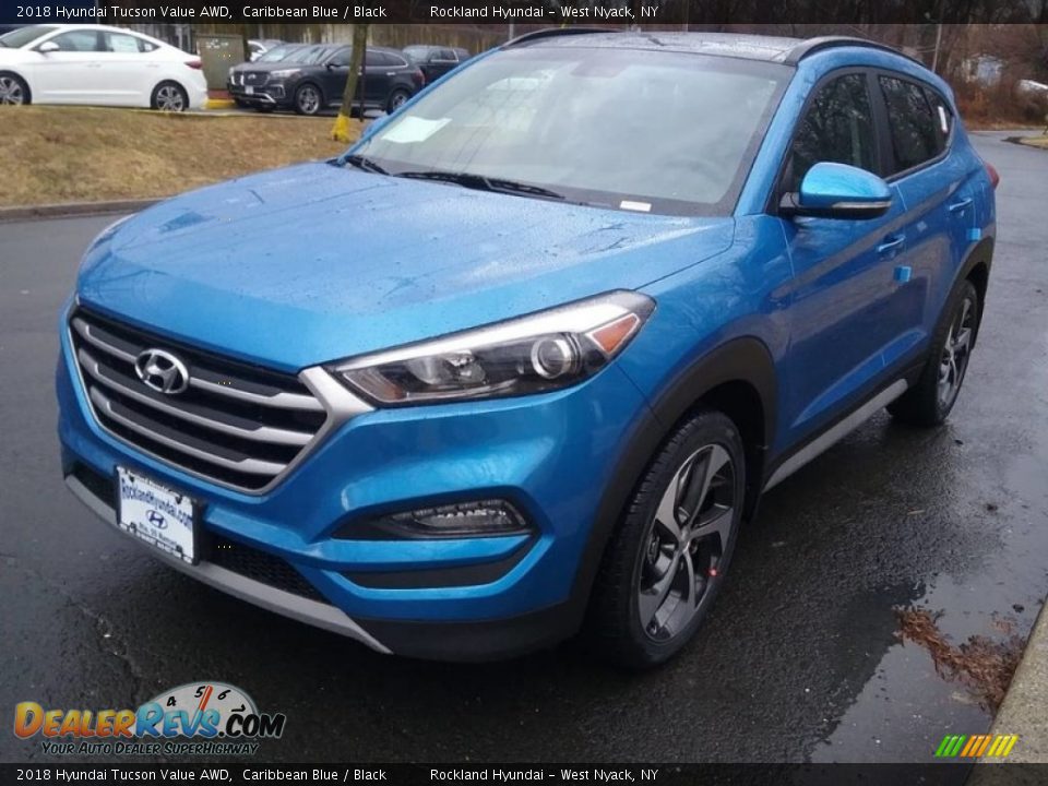 2018 Hyundai Tucson Value AWD Caribbean Blue / Black Photo #1