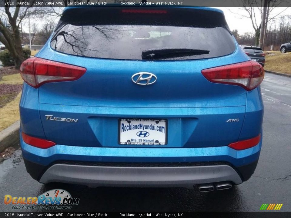 2018 Hyundai Tucson Value AWD Caribbean Blue / Black Photo #2