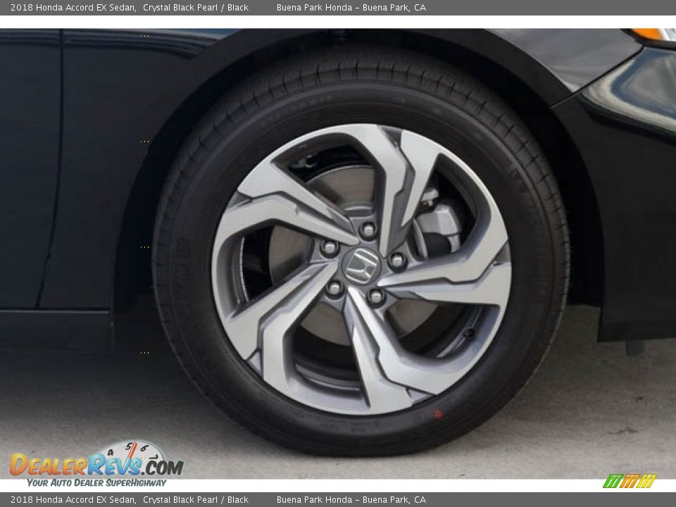 2018 Honda Accord EX Sedan Crystal Black Pearl / Black Photo #4