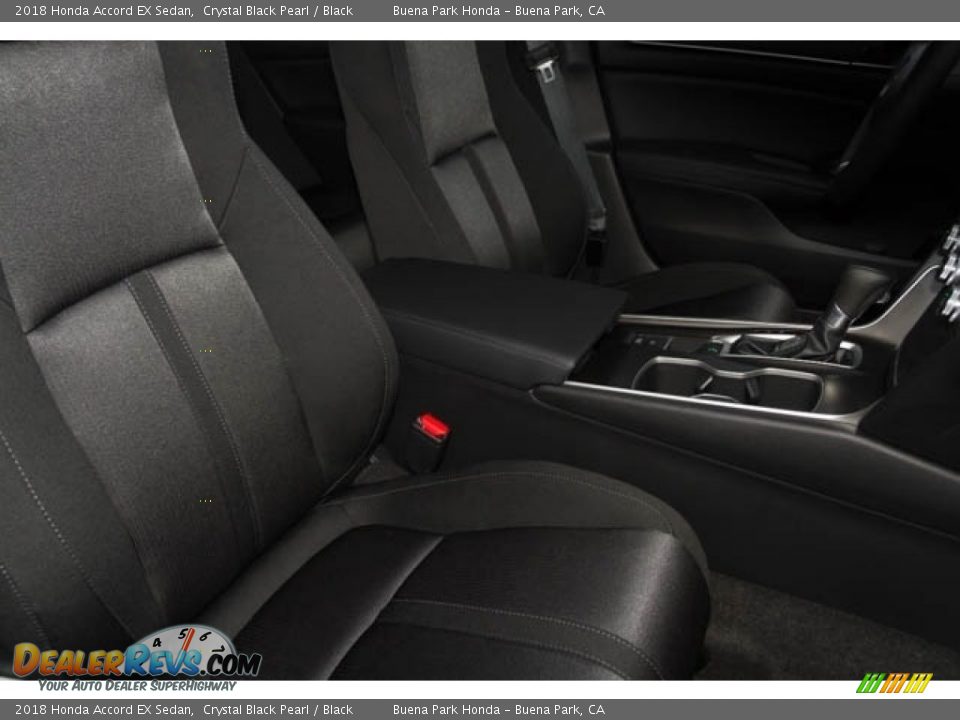 2018 Honda Accord EX Sedan Crystal Black Pearl / Black Photo #27