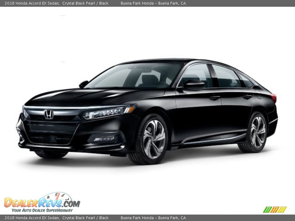 2018 Honda Accord EX Sedan Crystal Black Pearl / Black Photo #32