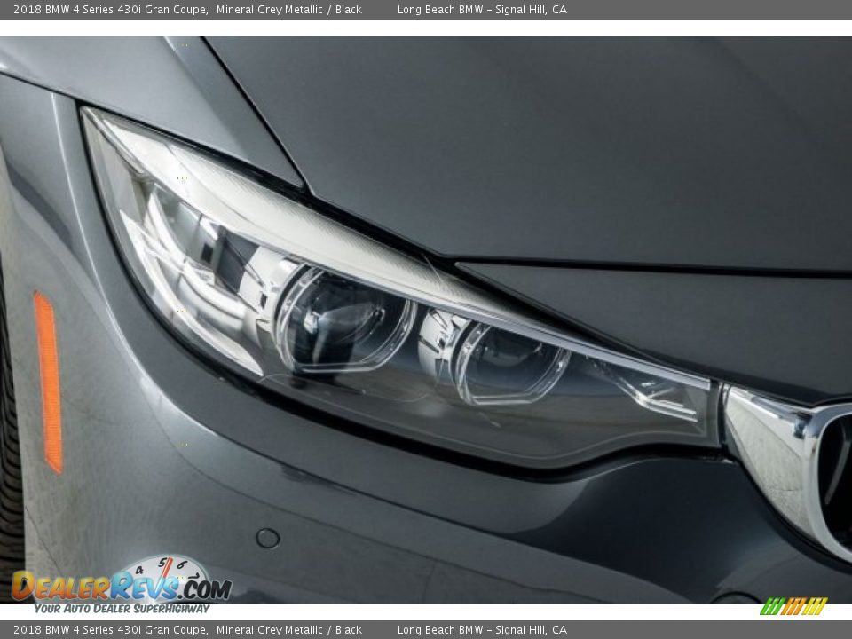 2018 BMW 4 Series 430i Gran Coupe Mineral Grey Metallic / Black Photo #23