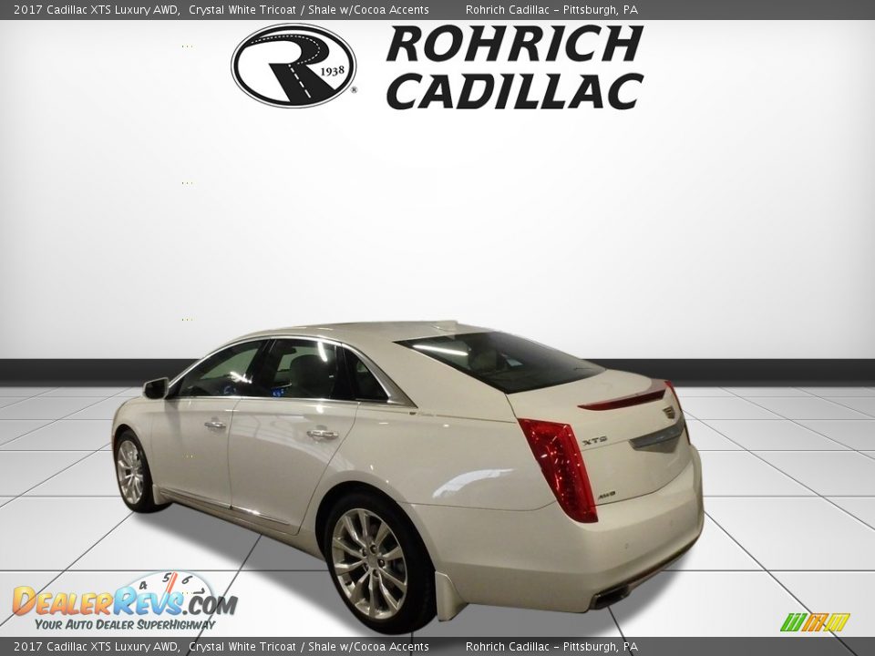 2017 Cadillac XTS Luxury AWD Crystal White Tricoat / Shale w/Cocoa Accents Photo #3