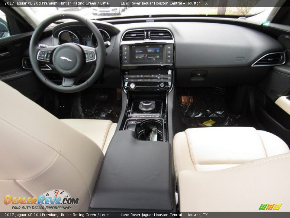 2017 Jaguar XE 20d Premium British Racing Green / Latte Photo #4