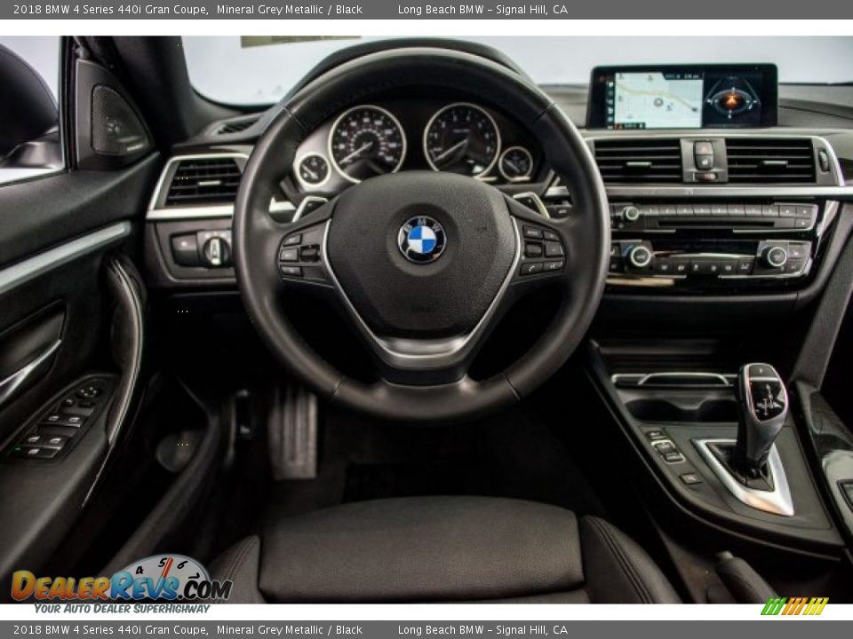 2018 BMW 4 Series 440i Gran Coupe Mineral Grey Metallic / Black Photo #4