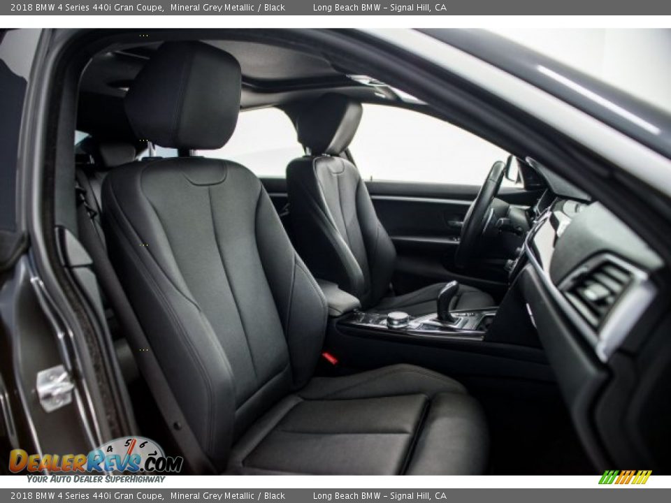 2018 BMW 4 Series 440i Gran Coupe Mineral Grey Metallic / Black Photo #7