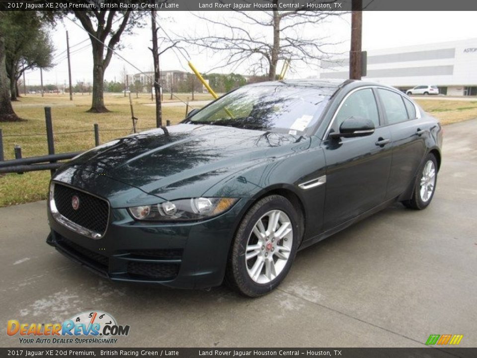 2017 Jaguar XE 20d Premium British Racing Green / Latte Photo #10