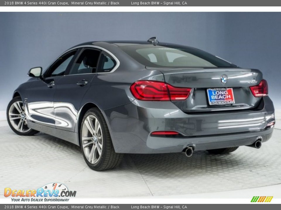 2018 BMW 4 Series 440i Gran Coupe Mineral Grey Metallic / Black Photo #10