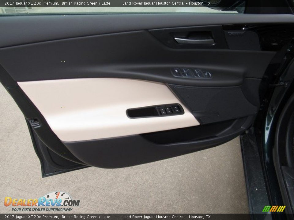 2017 Jaguar XE 20d Premium British Racing Green / Latte Photo #18