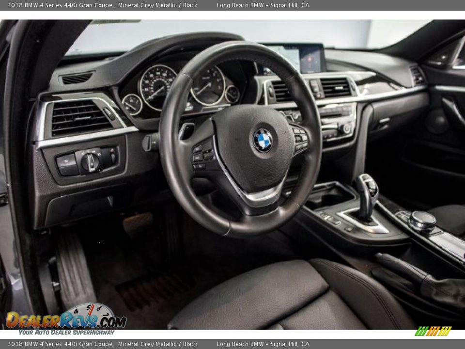 2018 BMW 4 Series 440i Gran Coupe Mineral Grey Metallic / Black Photo #15