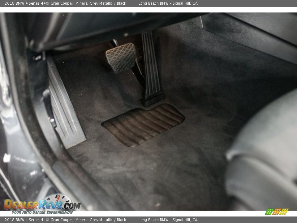 2018 BMW 4 Series 440i Gran Coupe Mineral Grey Metallic / Black Photo #16