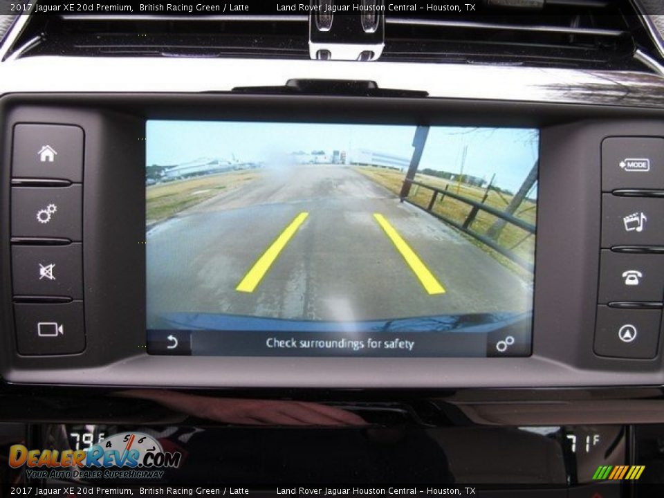 2017 Jaguar XE 20d Premium British Racing Green / Latte Photo #20