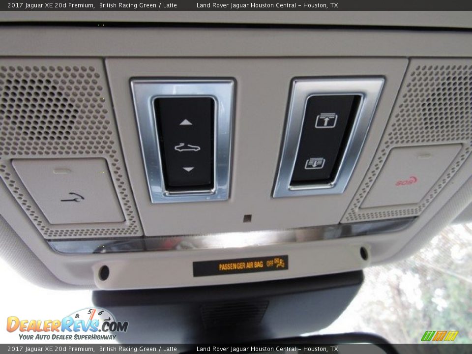2017 Jaguar XE 20d Premium British Racing Green / Latte Photo #23