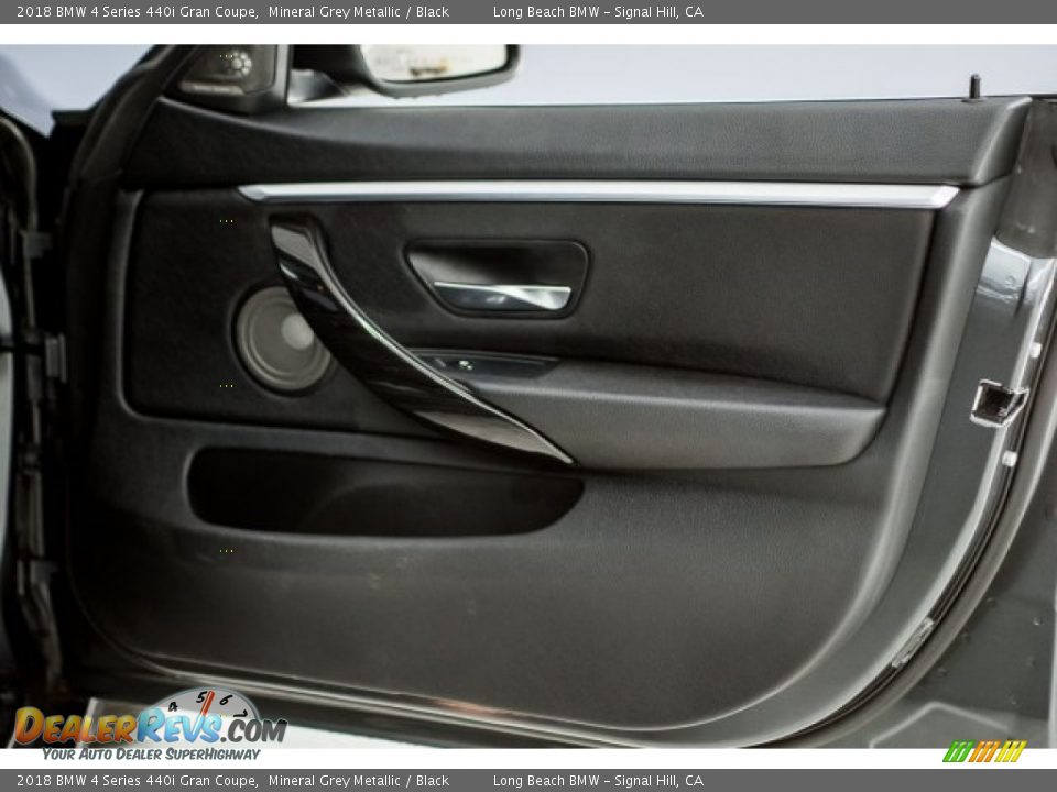 2018 BMW 4 Series 440i Gran Coupe Mineral Grey Metallic / Black Photo #22