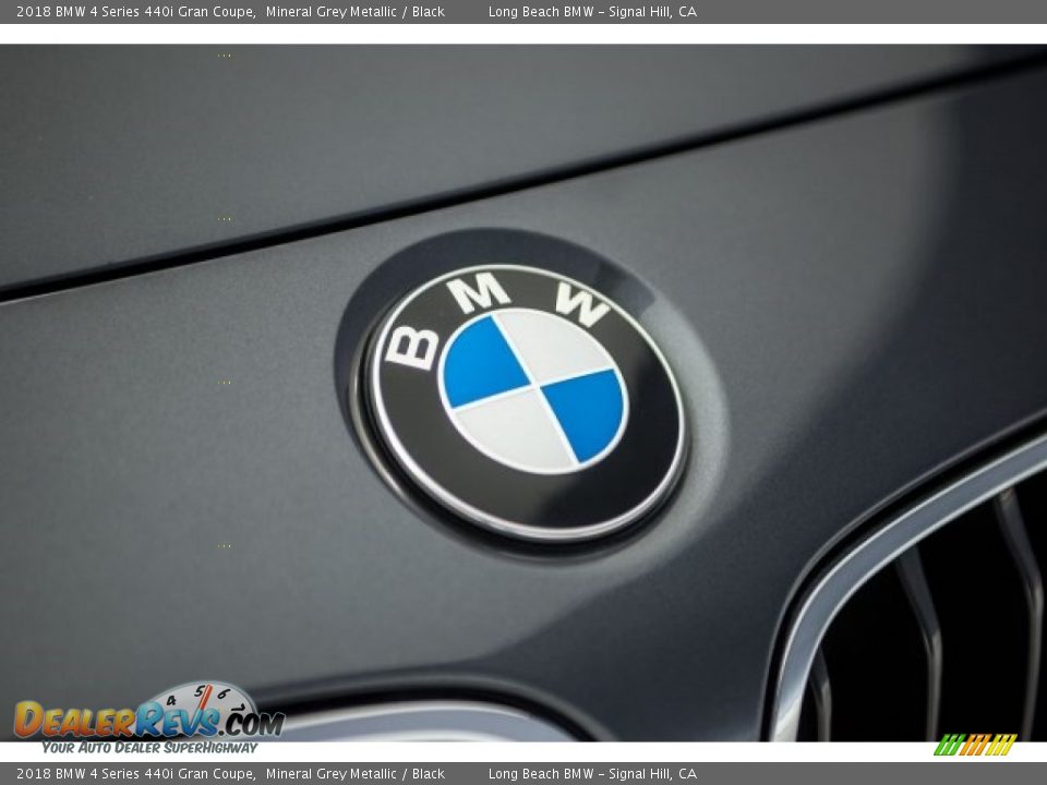 2018 BMW 4 Series 440i Gran Coupe Mineral Grey Metallic / Black Photo #24