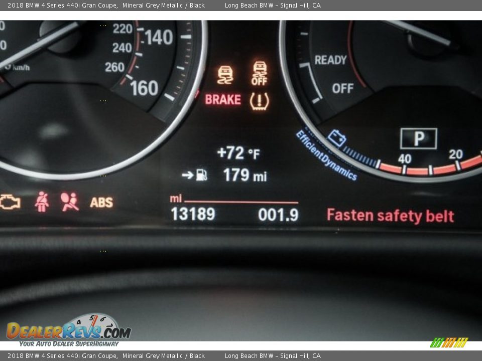 2018 BMW 4 Series 440i Gran Coupe Mineral Grey Metallic / Black Photo #27