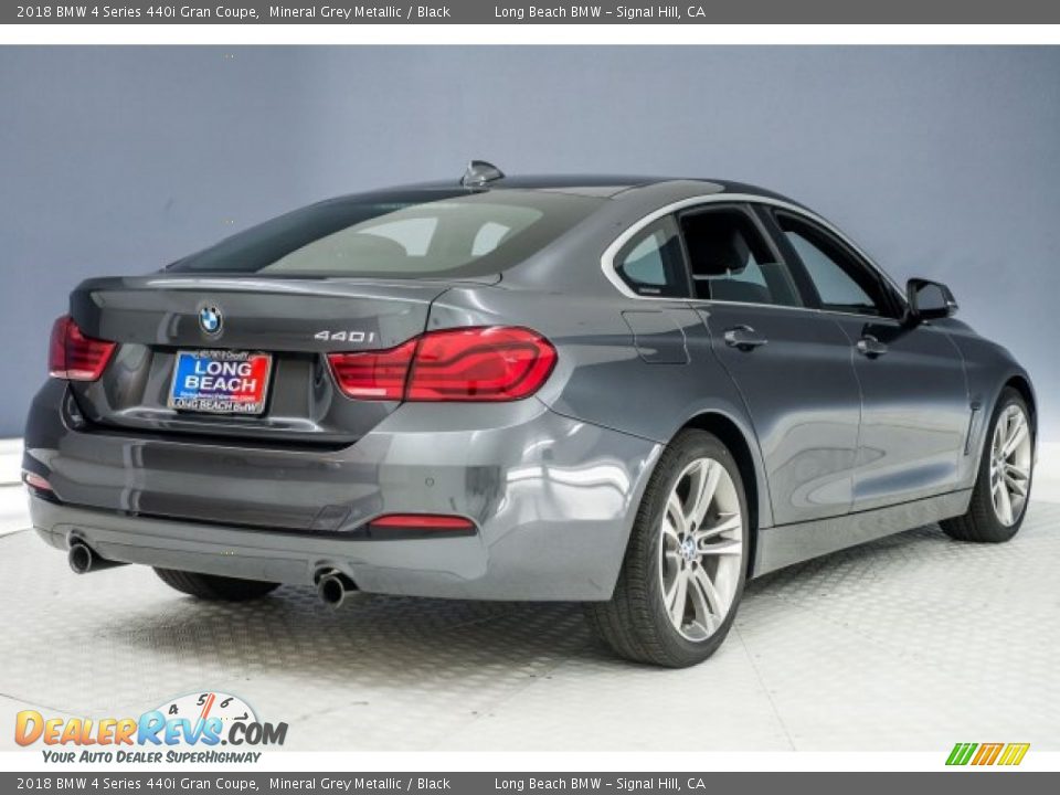 2018 BMW 4 Series 440i Gran Coupe Mineral Grey Metallic / Black Photo #28