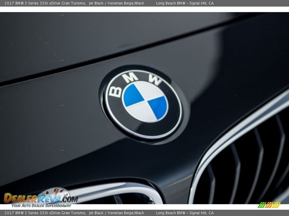 2017 BMW 3 Series 330i xDrive Gran Turismo Jet Black / Venetian Beige/Black Photo #24