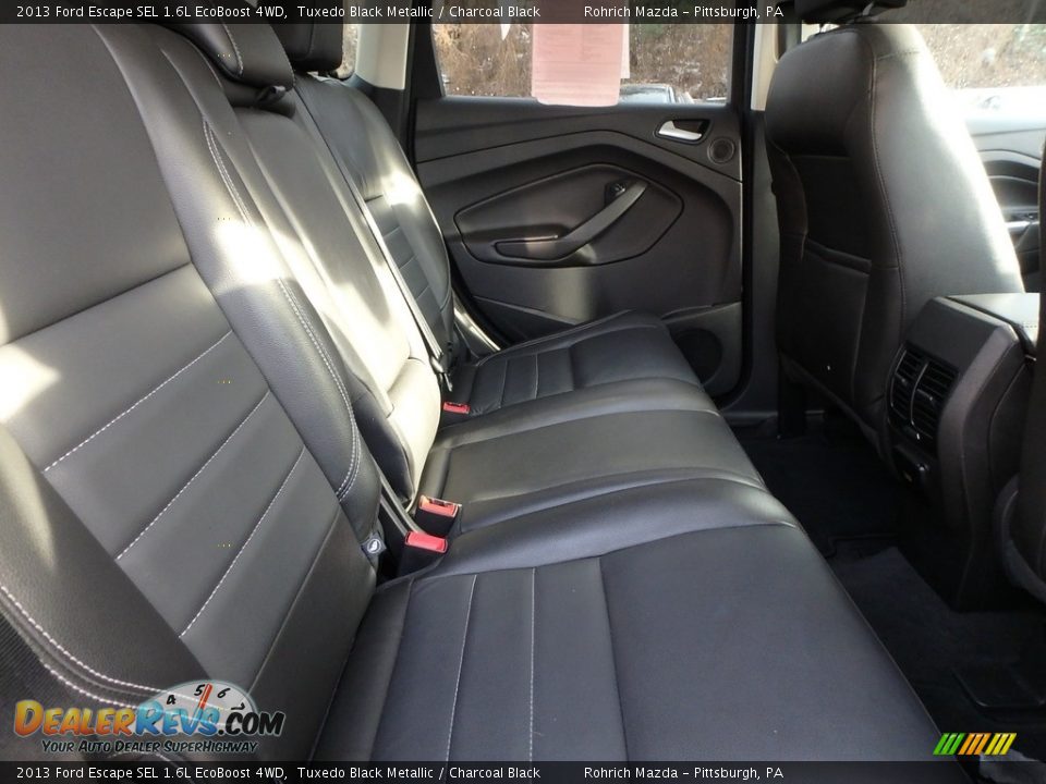 2013 Ford Escape SEL 1.6L EcoBoost 4WD Tuxedo Black Metallic / Charcoal Black Photo #15