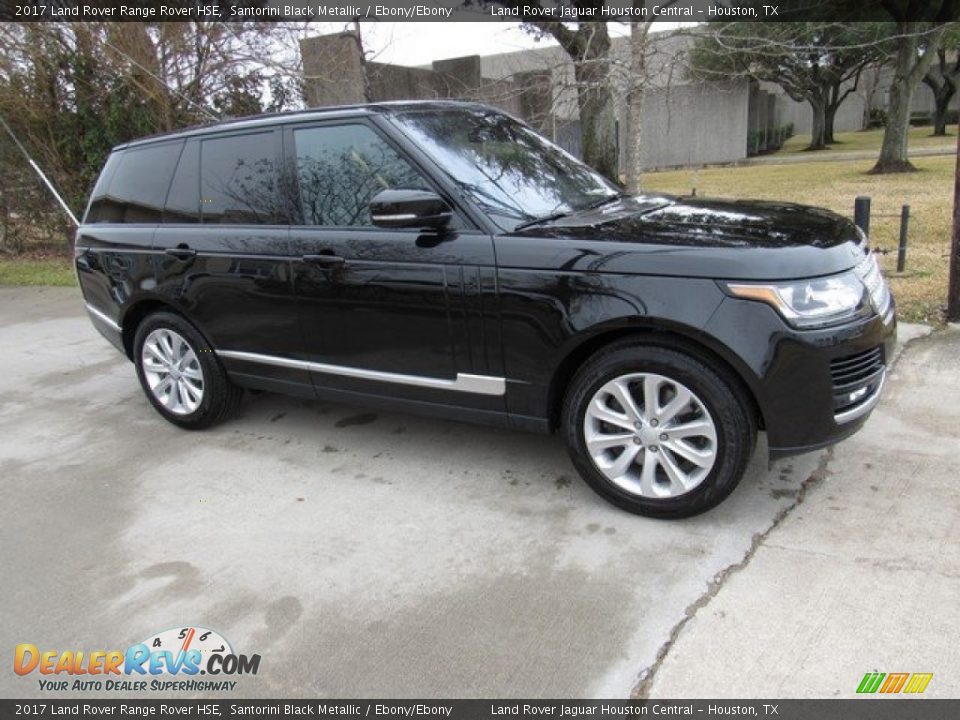 2017 Land Rover Range Rover HSE Santorini Black Metallic / Ebony/Ebony Photo #1