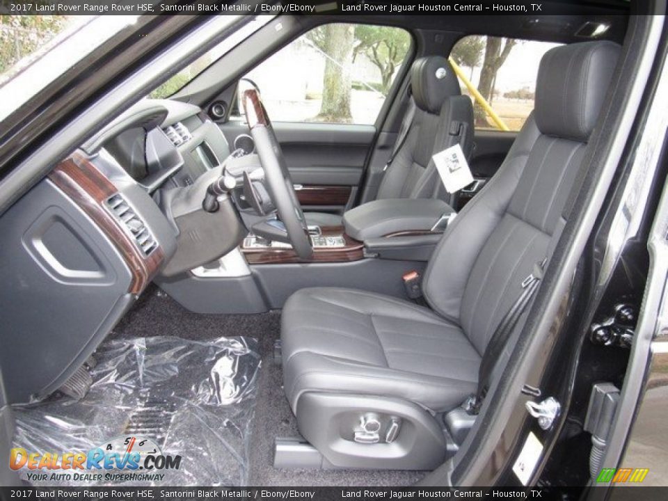 2017 Land Rover Range Rover HSE Santorini Black Metallic / Ebony/Ebony Photo #3