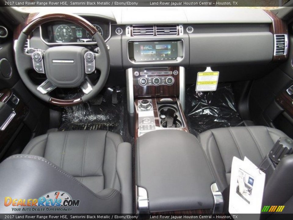 2017 Land Rover Range Rover HSE Santorini Black Metallic / Ebony/Ebony Photo #4