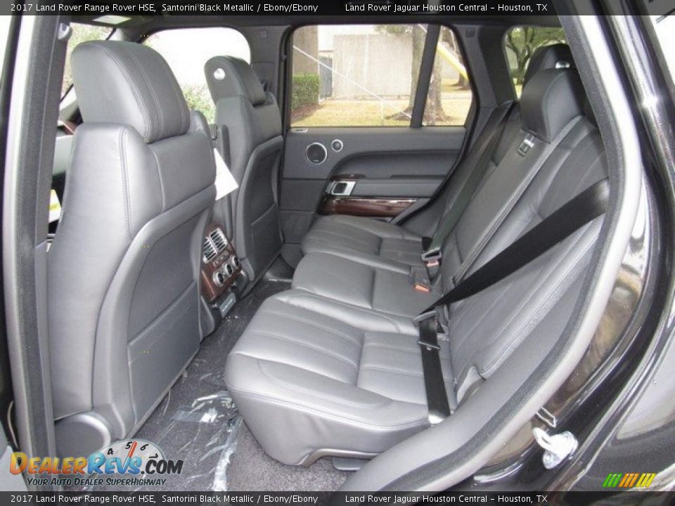 2017 Land Rover Range Rover HSE Santorini Black Metallic / Ebony/Ebony Photo #5