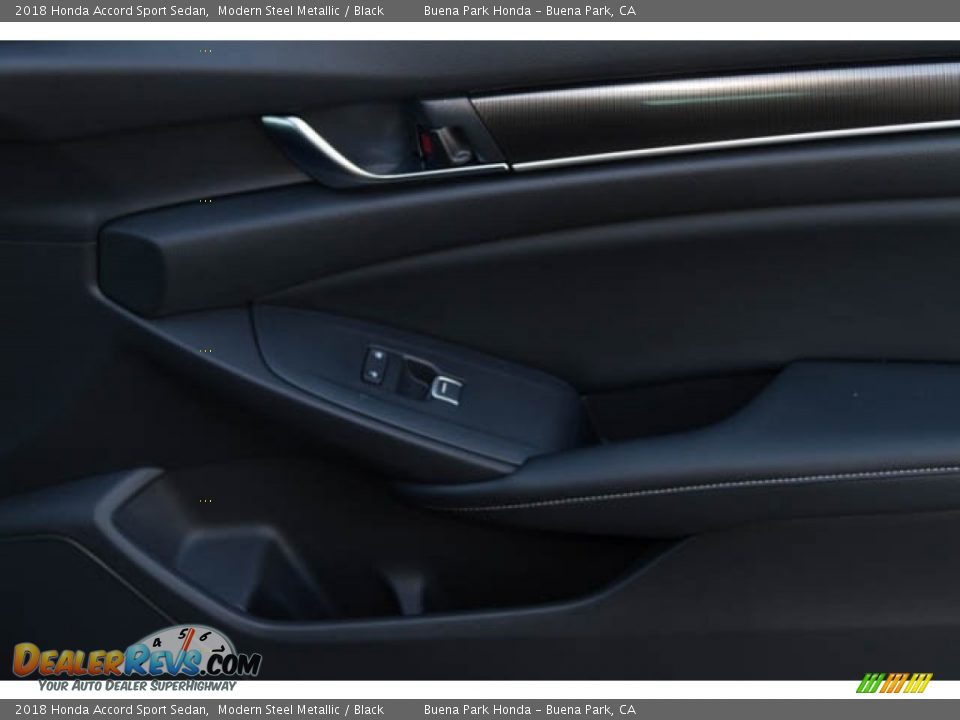 2018 Honda Accord Sport Sedan Modern Steel Metallic / Black Photo #29