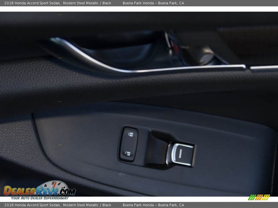 2018 Honda Accord Sport Sedan Modern Steel Metallic / Black Photo #30