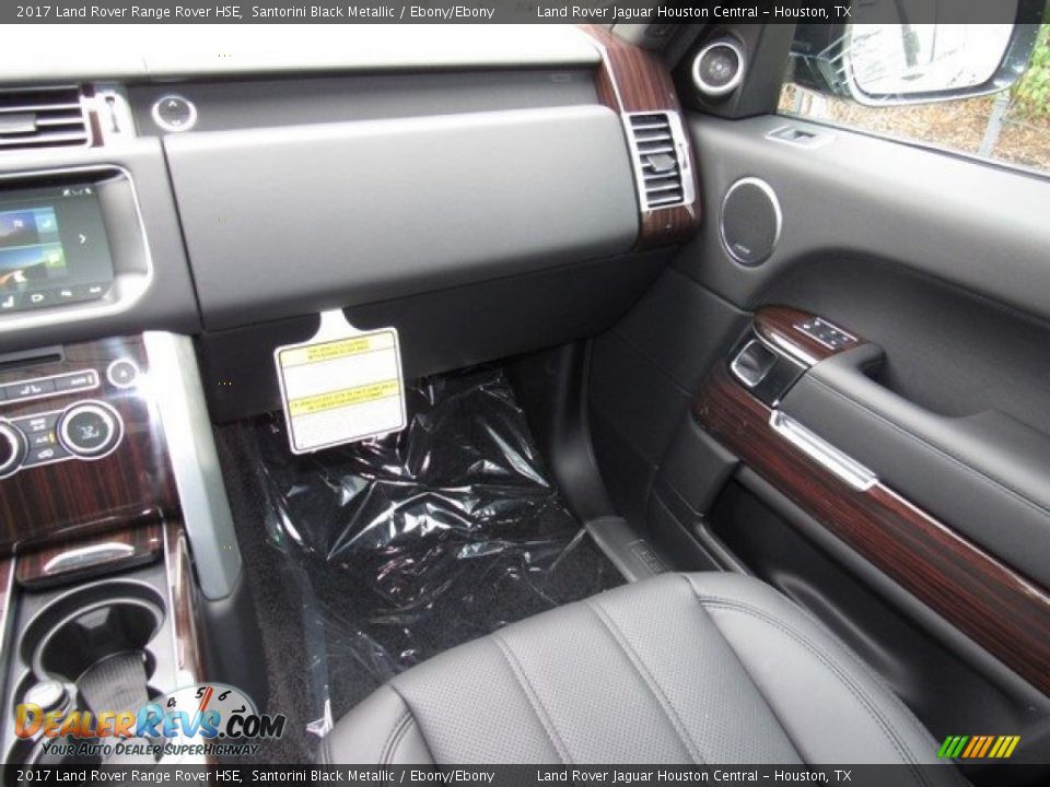 2017 Land Rover Range Rover HSE Santorini Black Metallic / Ebony/Ebony Photo #14