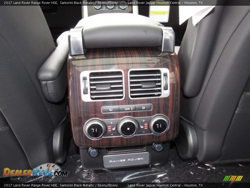 2017 Land Rover Range Rover HSE Santorini Black Metallic / Ebony/Ebony Photo #15