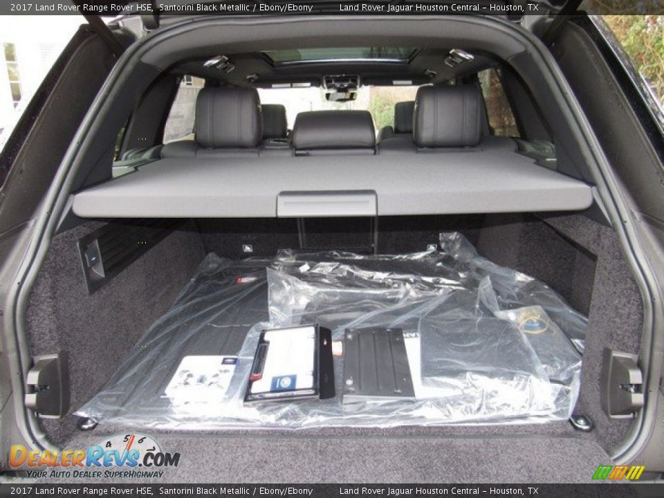 2017 Land Rover Range Rover HSE Santorini Black Metallic / Ebony/Ebony Photo #16