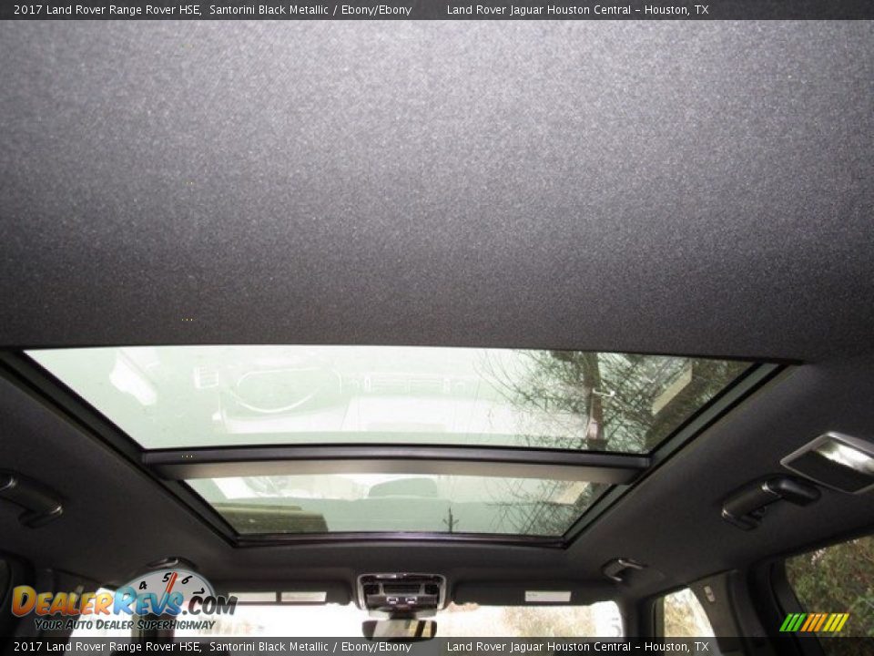 2017 Land Rover Range Rover HSE Santorini Black Metallic / Ebony/Ebony Photo #17