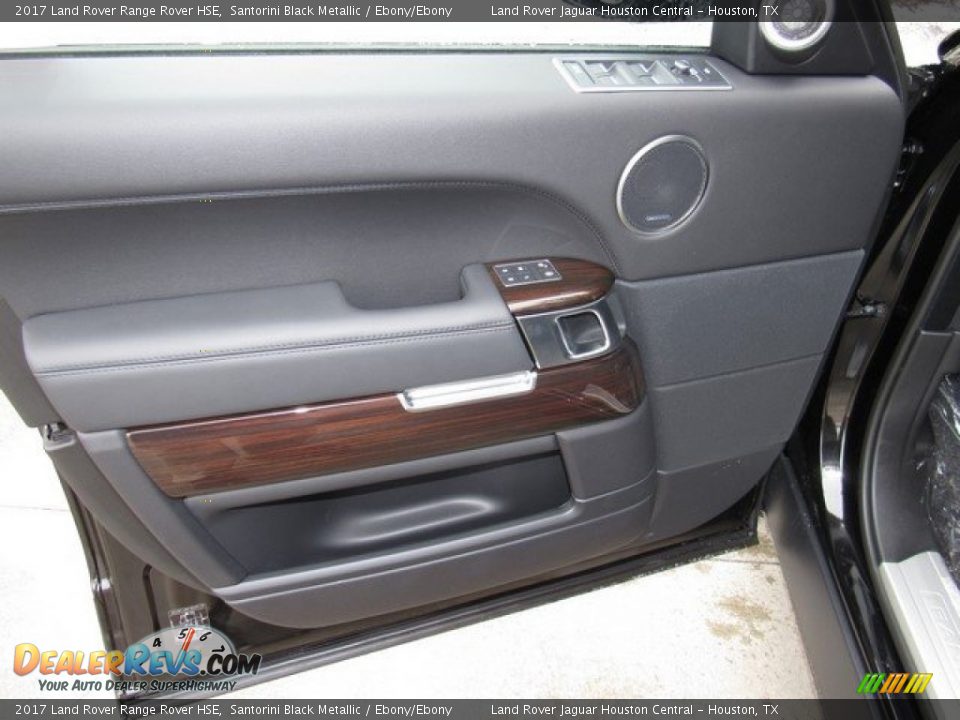 2017 Land Rover Range Rover HSE Santorini Black Metallic / Ebony/Ebony Photo #18